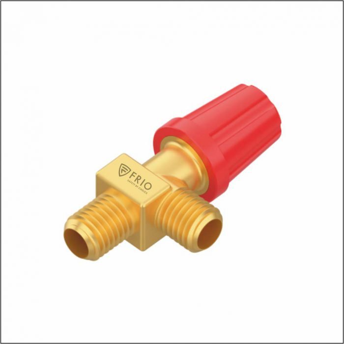 BRASS ANGLE PACKED RECEIVED VALVE